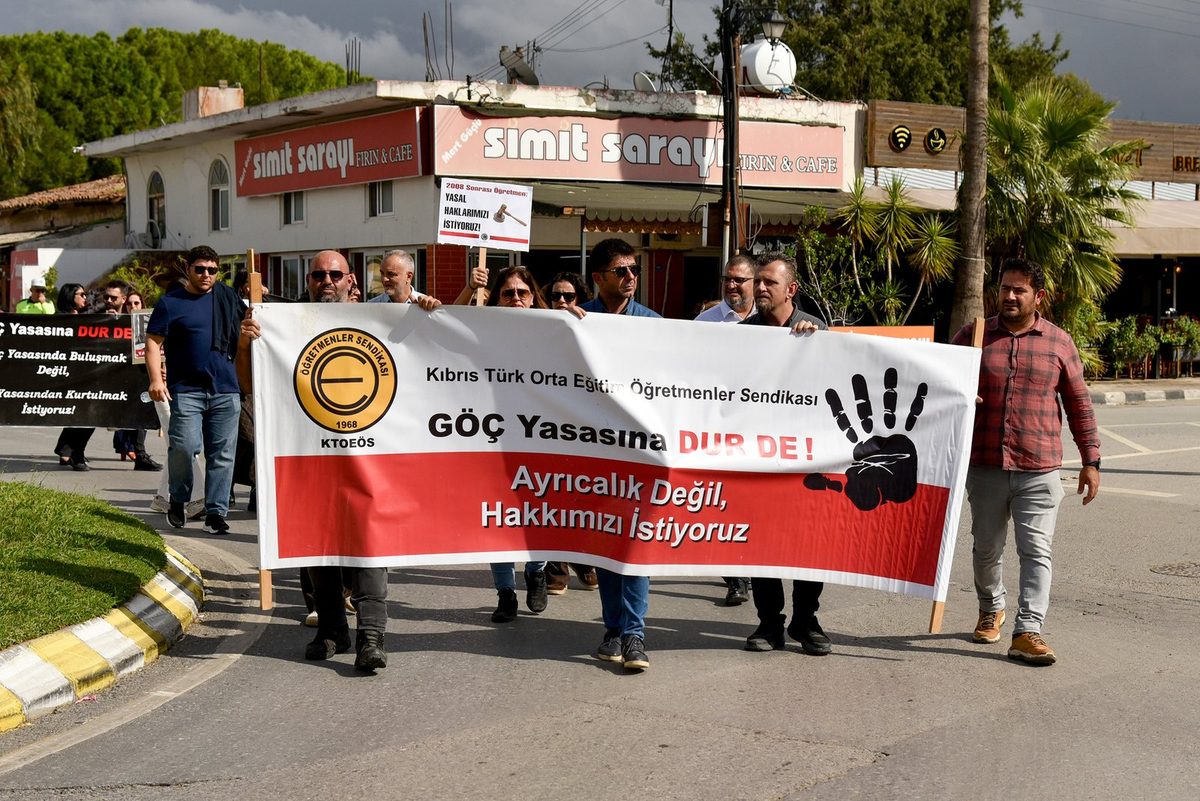 KTOEÖS, Güzelyurt ve Lefke bölgesi okullarında grev yaptı — 1. fotoğraf