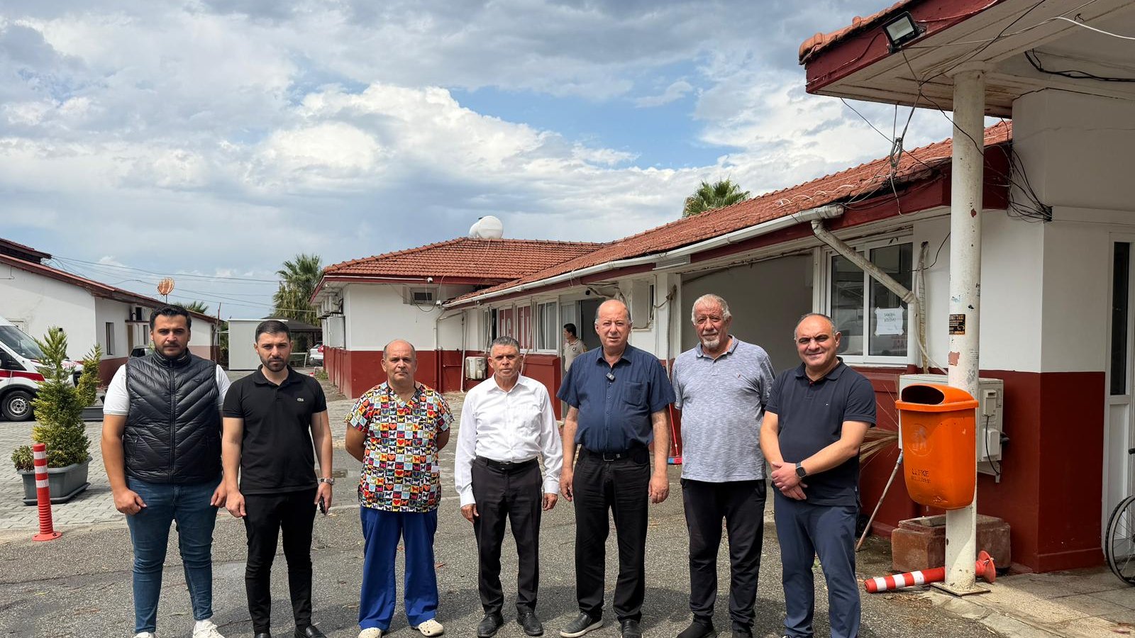 Dinçyürek, hava koşullarından etkilenen Cengiz Topel Hastanesi'nde incelemede bulundu