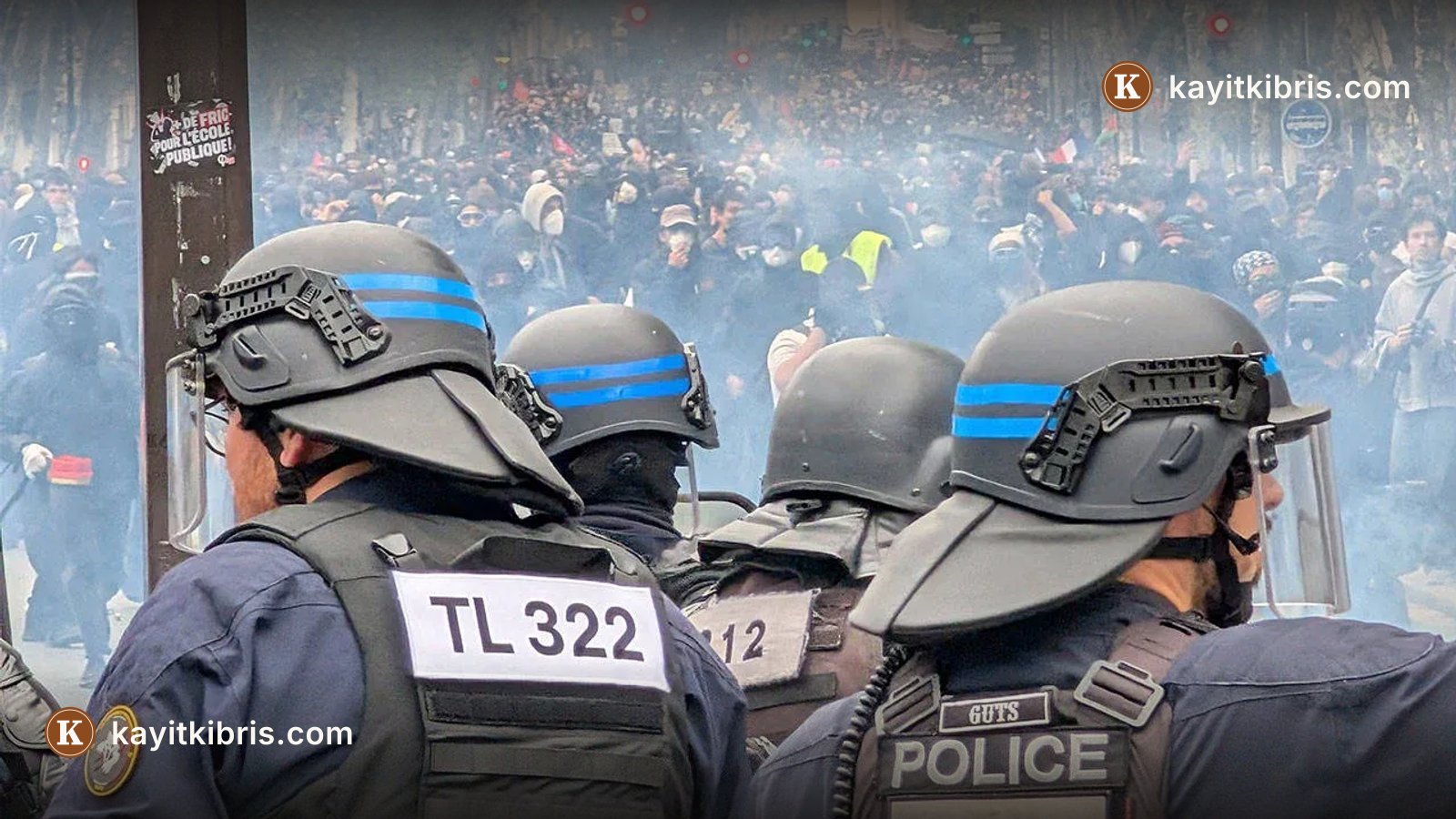 Fransa'daki lise eylemlerinde 36 polis şiddeti soruşturması açıldı