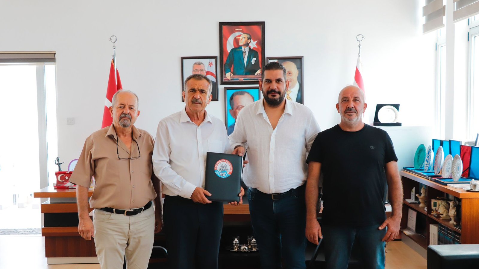 Gazimağusa Belediyesi 4. Etap Kanalizasyon Hatları için sözleşme imzaladı