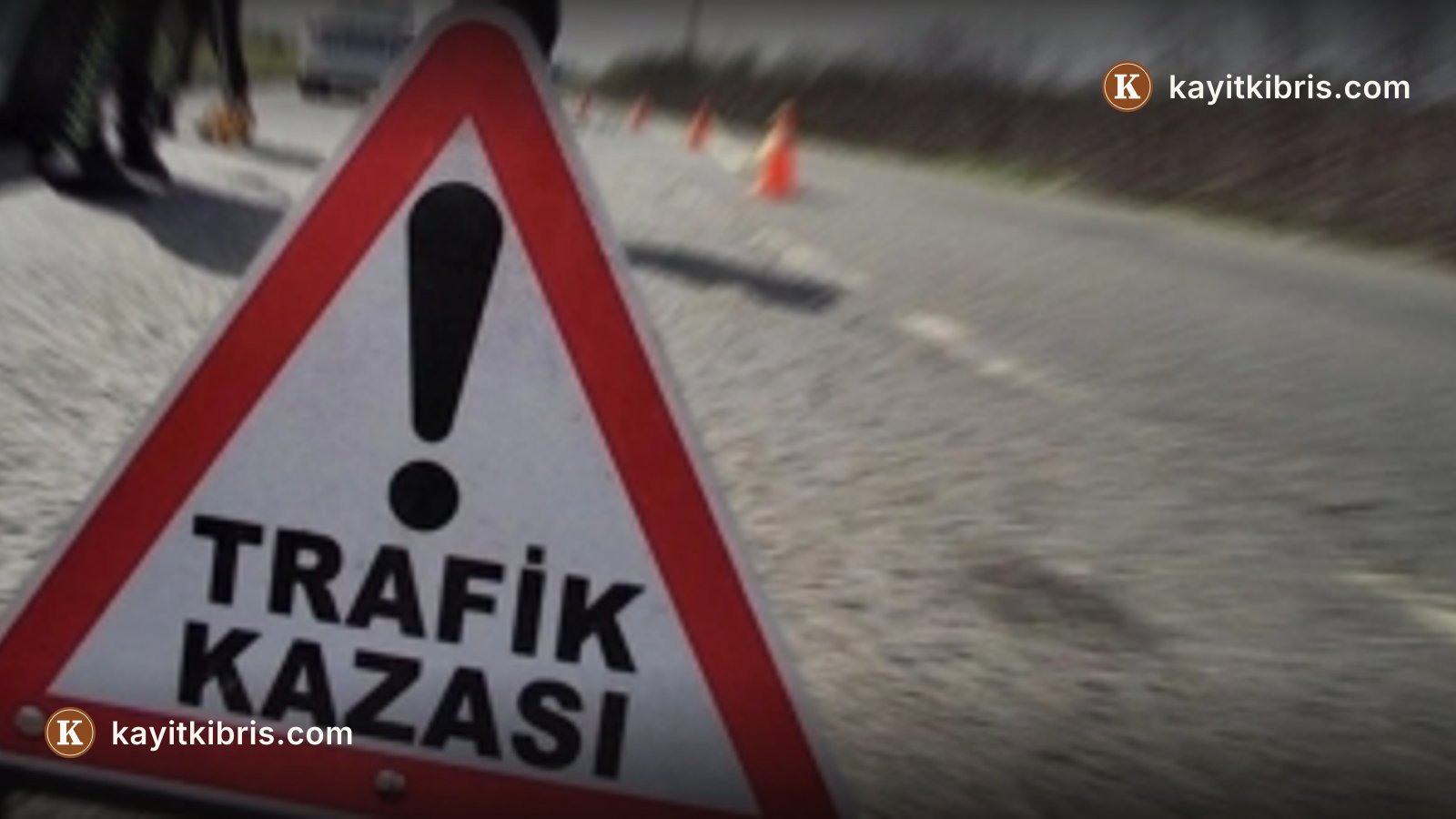 Gazimağusa'da alkollü sürücü bariyerlere çarptı, tutuklandı