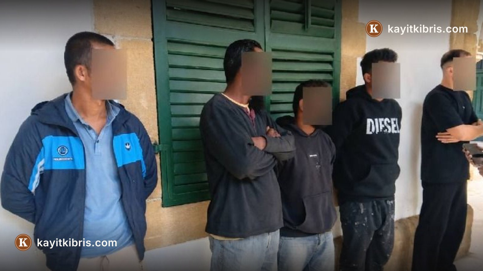 Gönyeli'de izinsiz ikamet eden 5 kişi tutuklandı
