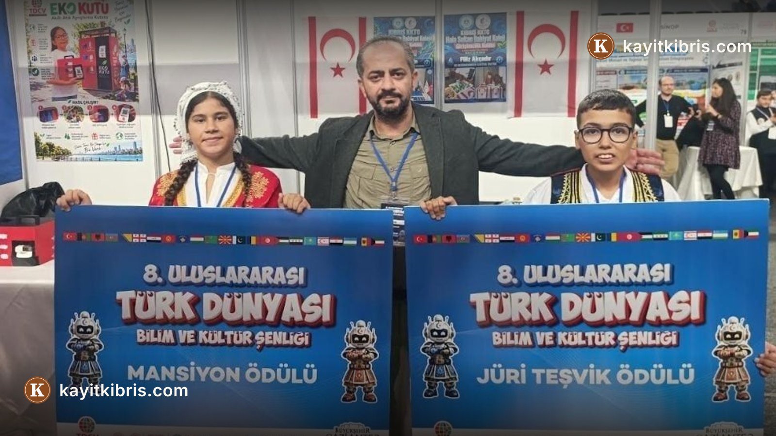 Hala Sultan İlahiyat Koleji öğrencileri Gaziantep'te iki ödül kazandı