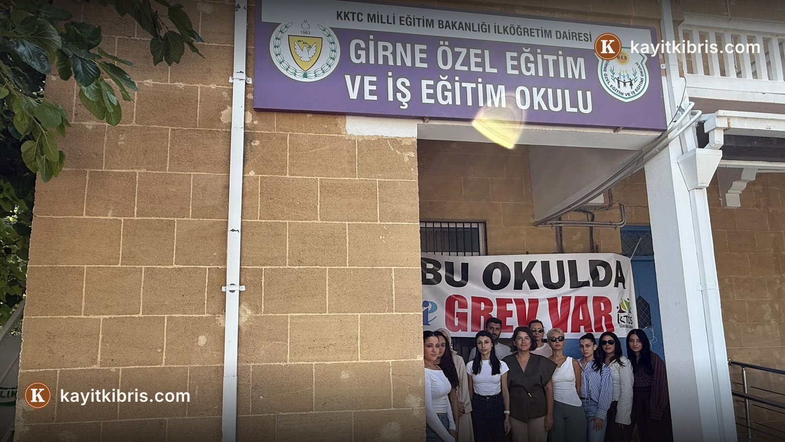 KTÖS, Girne Özel Eğitim ve İş Eğitim Okulu'nda bugün iş bırakacak