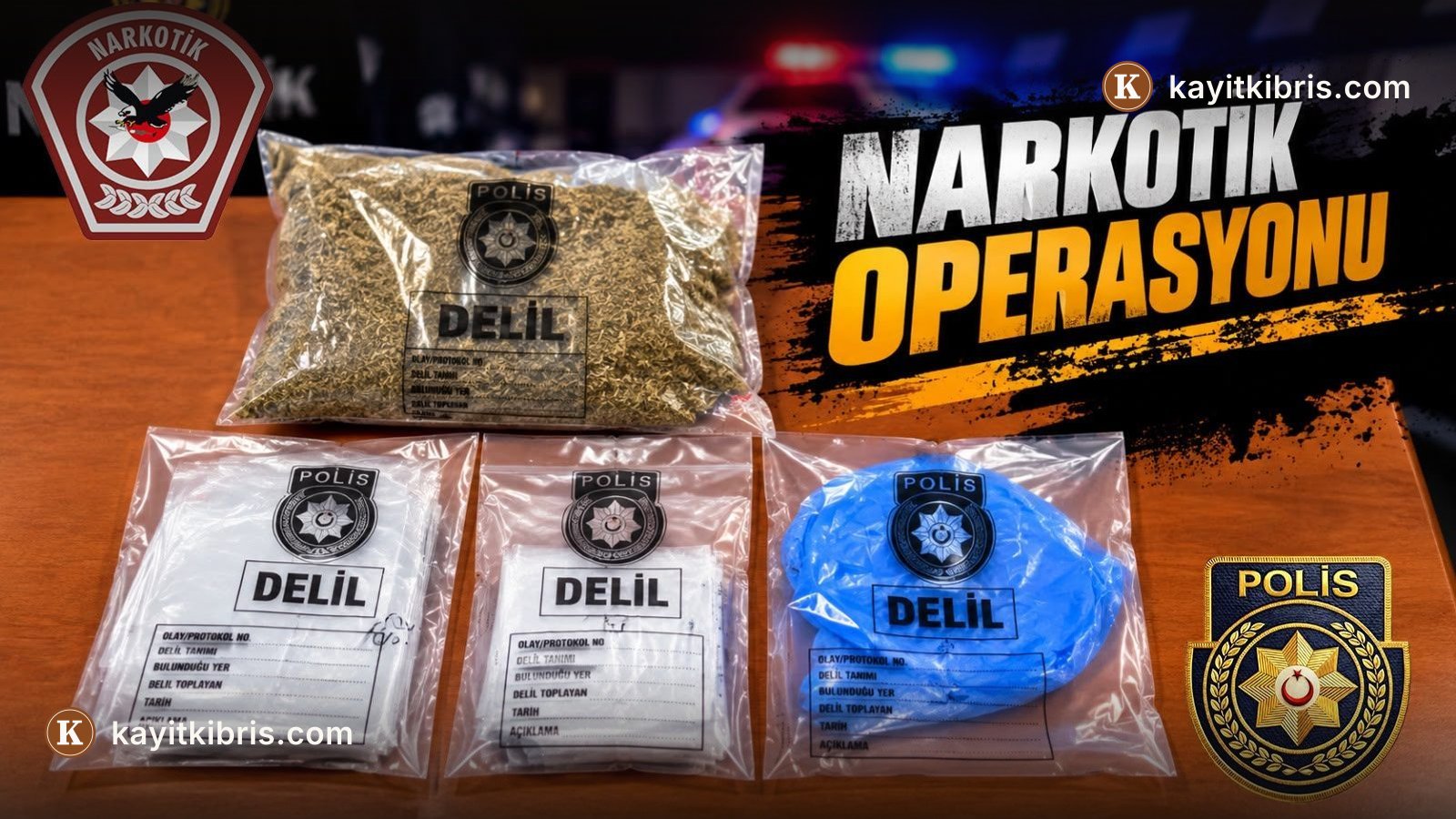 Lefkoşa'da araçta 600 gram sentetik cannabinoid bulundu, 1 tutuklama