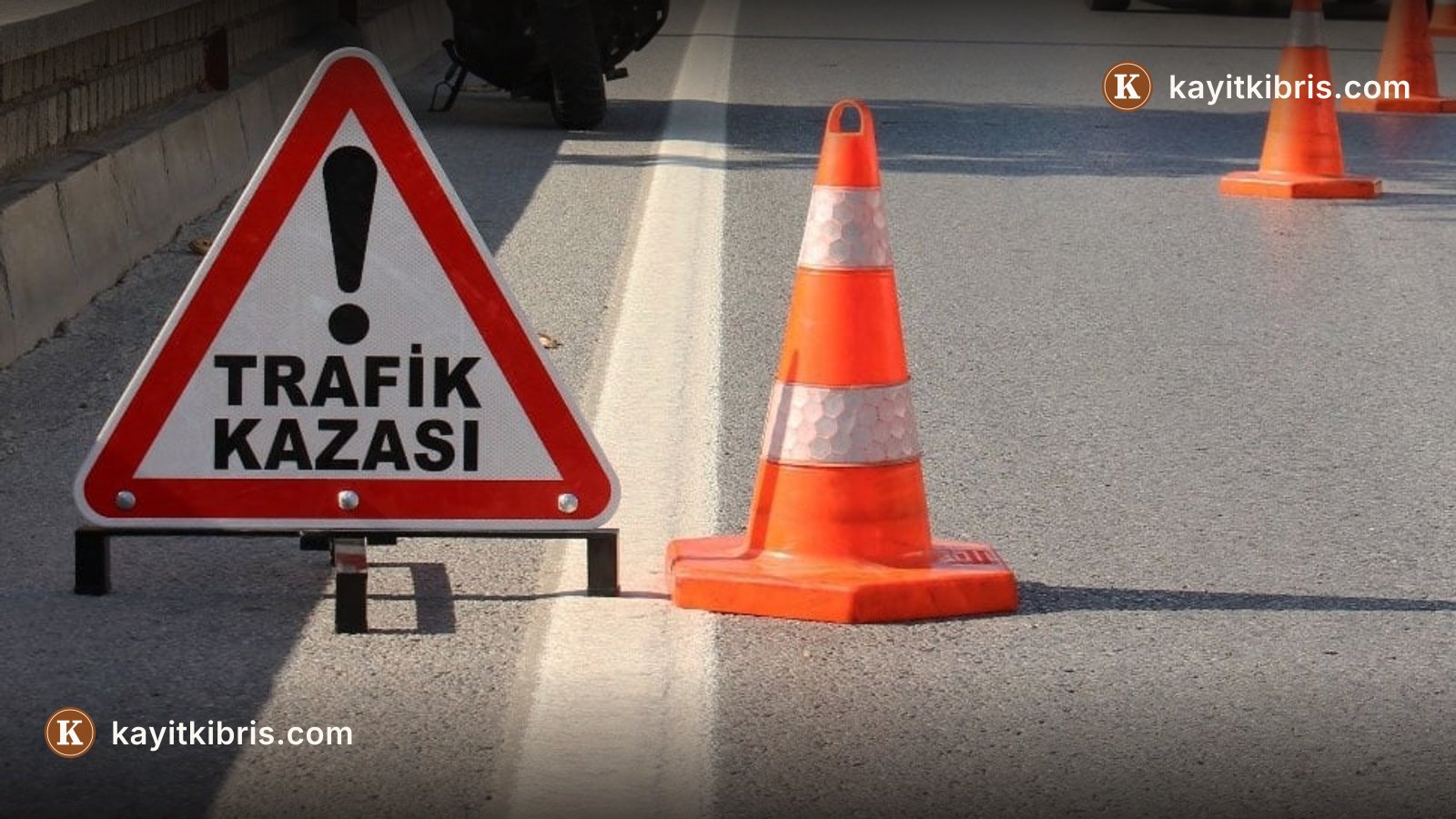 Lefkoşa-Girne yolunda alkollü sürücü kaza yaptı, 3 kişi yaralandı