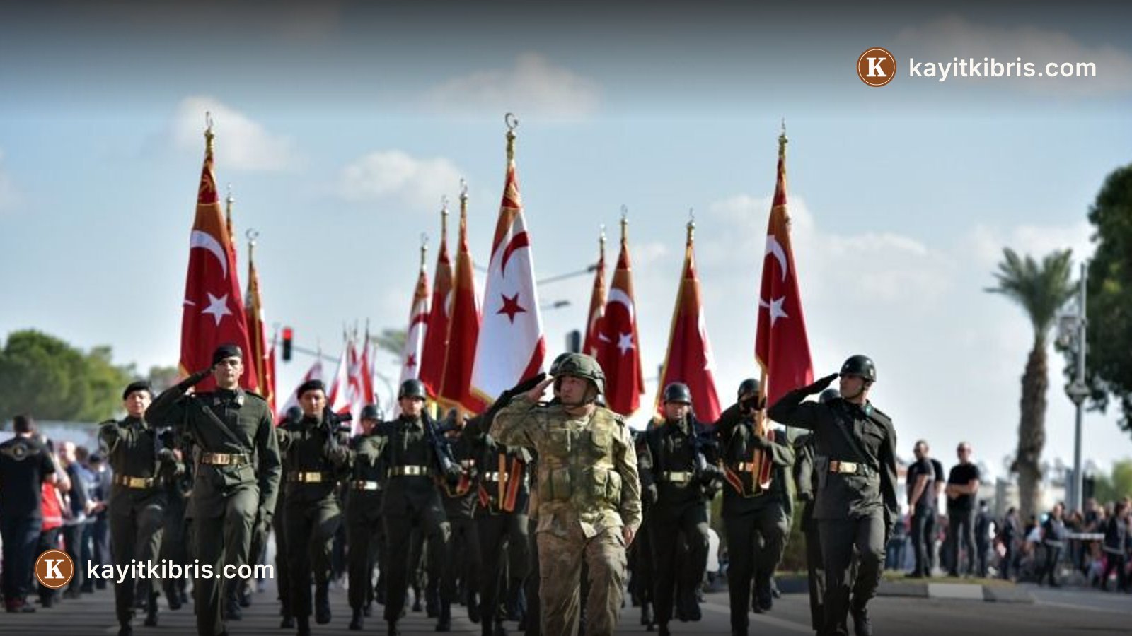 Türkiye Cumhuriyeti'nin 103. kuruluş yıl dönümü KKTC'de törenlerle kutlanıyor
