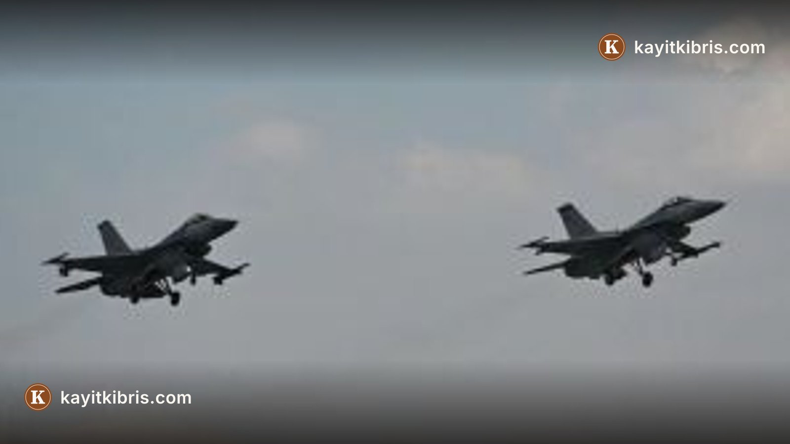 Türkiye MSB: Türk Hava Kuvvetleri Kıbrıs'ın güneyinde eğitim uçuşu yaptı