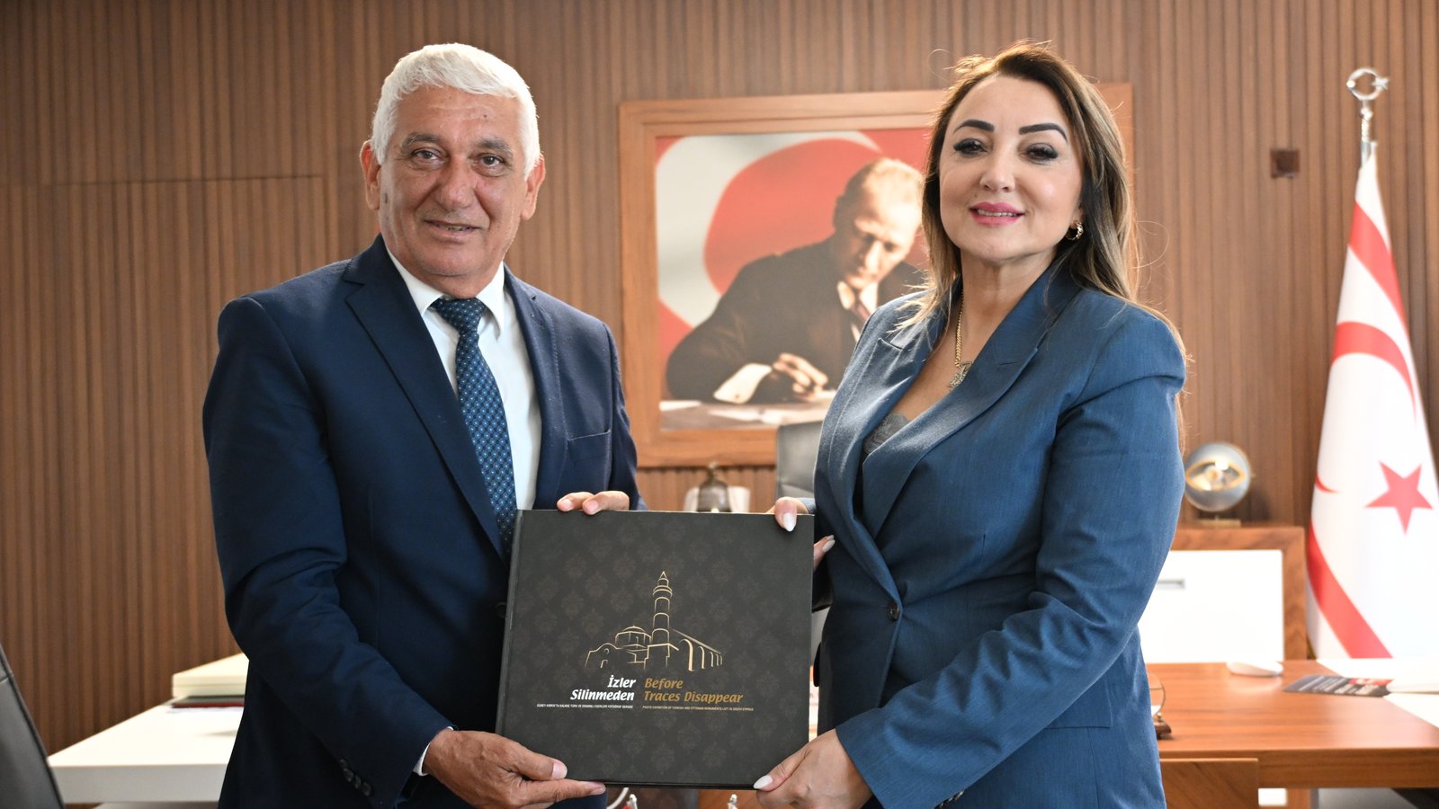 ULUSKON Başkanı Atasoy, Güzelyurt Belediye Başkanı Özçınar'ı ziyaret etti