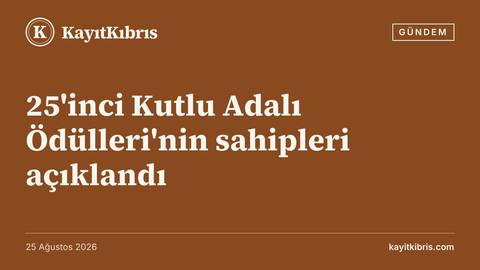 25'inci Kutlu Adalı Ödülleri'nin sahipleri açıklandı
