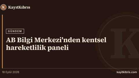 AB Bilgi Merkezi'nden kentsel hareketlilik paneli