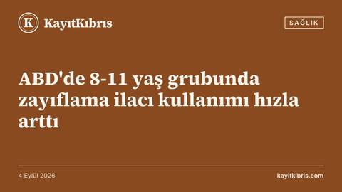 ABD'de 8-11 yaş grubunda zayıflama ilacı kullanımı hızla arttı