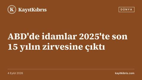 ABD'de idamlar 2025'te son 15 yılın zirvesine çıktı