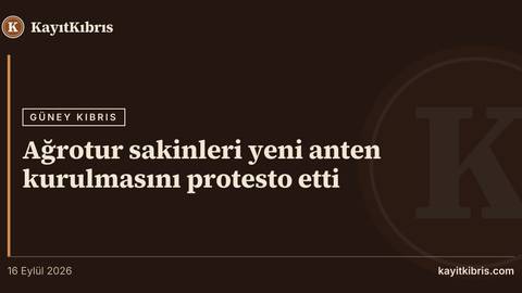 Ağrotur sakinleri yeni anten kurulmasını protesto etti