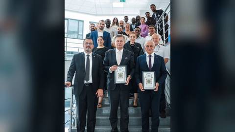 Alman Milletvekili Maximilian Krah, BAU Kıbrıs'ı ziyaret etti