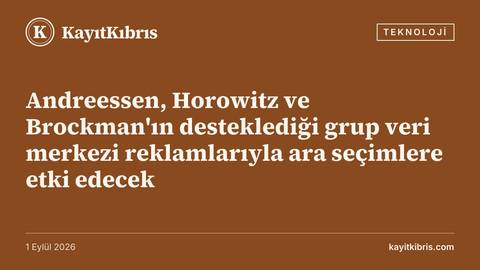 Andreessen, Horowitz ve Brockman'ın desteklediği grup veri merkezi reklamlarıyla ara seçimlere etki edecek