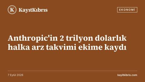 Anthropic'in 2 trilyon dolarlık halka arz takvimi ekime kaydı