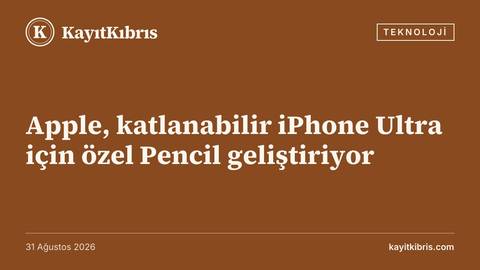Apple, katlanabilir iPhone Ultra için özel Pencil geliştiriyor