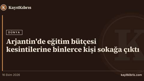 Arjantin'de eğitim bütçesi kesintilerine binlerce kişi sokağa çıktı