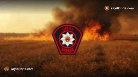 Atlılar'da arazi, İskele'de araç yangını: İtfaiye söndürdü