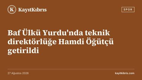 Baf Ülkü Yurdu'nda teknik direktörlüğe Hamdi Öğütçü getirildi