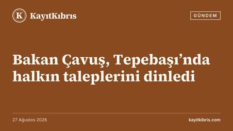 Bakan Çavuş, Tepebaşı’nda halkın taleplerini dinledi
