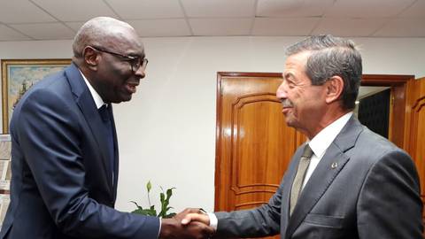 Bakan Ertuğruloğlu, UNFICYP Misyon Şefi Diagne ile görüştü