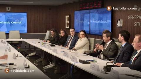 Bakan Ertuğruloğlu Washington'da Atlantic Council ve Hudson Institute'la görüştü