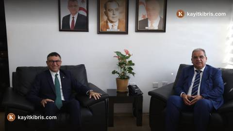 Bakan Sucuoğlu, Turkcell Genel Müdürü Küçüközdemir'i kabul etti