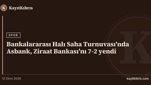 Bankalararası Halı Saha Turnuvası'nda Asbank, Ziraat Bankası'nı 7-2 yendi