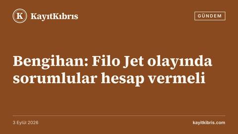 Bengihan: Filo Jet olayında sorumlular hesap vermeli
