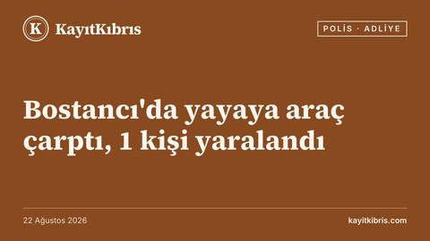 Bostancı'da yayaya araç çarptı, 1 kişi yaralandı