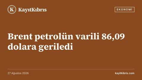 Brent petrolün varili 86,09 dolara geriledi