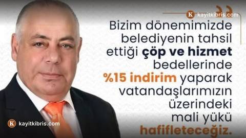 Çatalköy-Esentepe adayı Albayrak'tan çöp ücretinde yüzde 15 indirim sözü