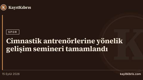 Cimnastik antrenörlerine yönelik gelişim semineri tamamlandı