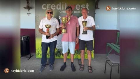 CMC Golf Kulübü'nde Yener Zihni 71 net skorla şampiyon oldu
