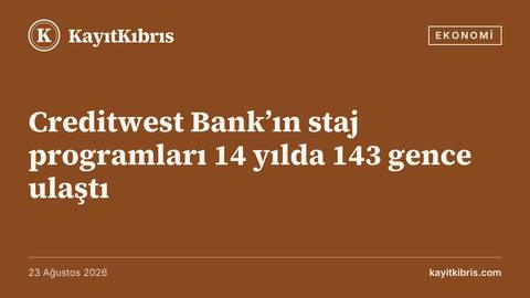 Creditwest Bank’ın staj programları 14 yılda 143 gence ulaştı
