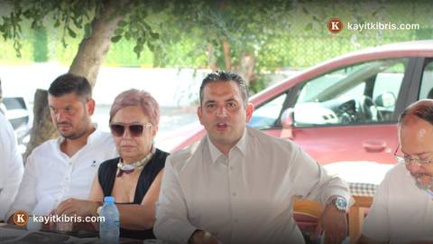 CTP İskele adayı Nereli kahvehaneleri ziyaret etti