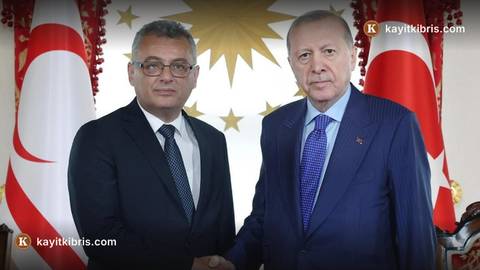 Cumhurbaşkanı Erhürman, Ankara'da Erdoğan ile görüştü
