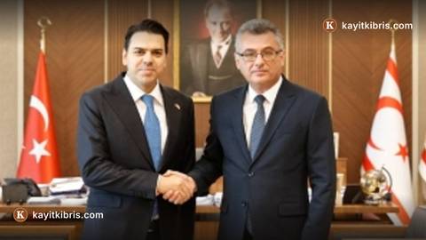 Cumhurbaşkanı Erhürman, TİKA Başkanı Eren'i kabul etti