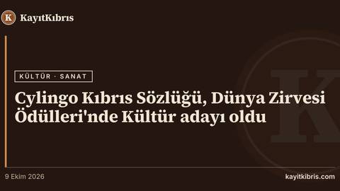 Cylingo Kıbrıs Sözlüğü, Dünya Zirvesi Ödülleri'nde Kültür adayı oldu