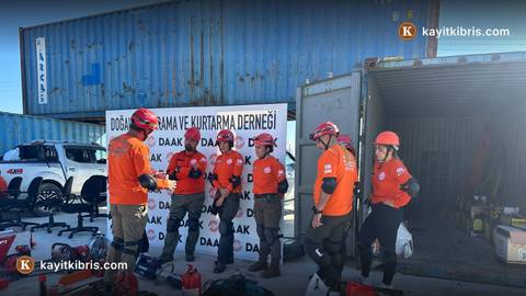 DAAK yeni eğitim sahasında ilk enkaz arama-kurtarma eğitimini düzenledi