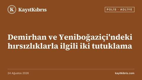 Demirhan ve Yeniboğaziçi'ndeki hırsızlıklarla ilgili iki tutuklama