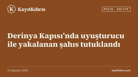 Derinya Kapısı’nda uyuşturucu ile yakalanan şahıs tutuklandı