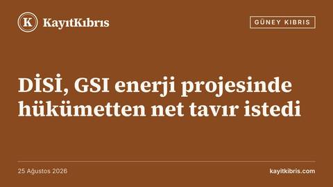 DİSİ, GSI enerji projesinde hükümetten net tavır istedi