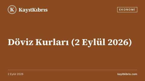 Döviz Kurları (2 Eylül 2026)