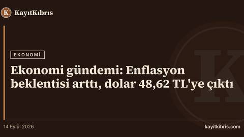 Ekonomi gündemi: Enflasyon beklentisi arttı, dolar 48,62 TL'ye çıktı