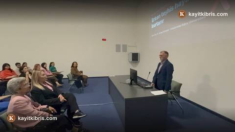 Ercan Havalimanı çalışanlarına meme kanseri eğitimi verildi