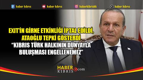 EXIT organizasyonunun iptaline Ataoğlu'ndan tepki