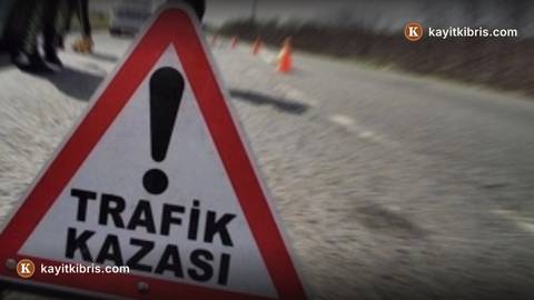 Gazimağusa'da alkollü sürücü bariyerlere çarptı, tutuklandı